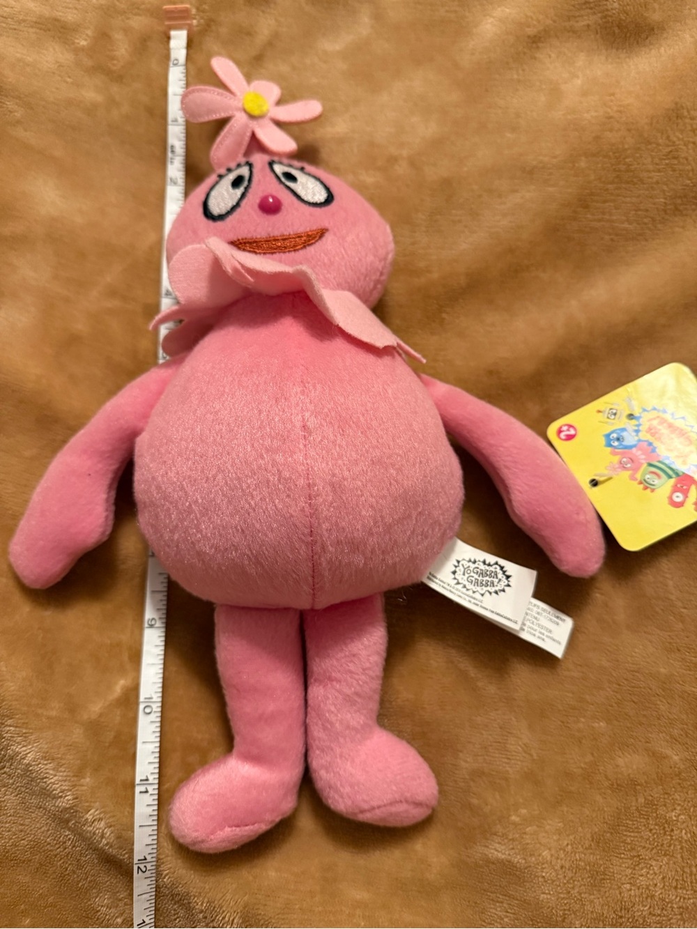 2010 Yo Gabba Gabba Foofa NOS Pink Plush Nanco Nickelodeon Rare Cartoon NWT